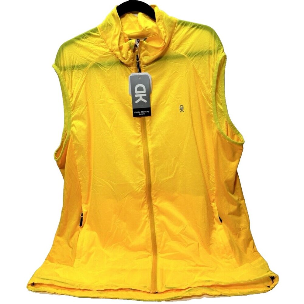 XXL Men's Waterproof, Wind Proof,UV protection Breathable Sleeveless Vest Jacket